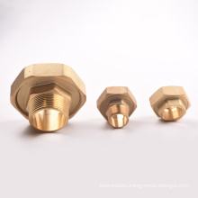 Custom Brass Bsp Hydraulic Gas Pipe 1/2 Compression Fittings